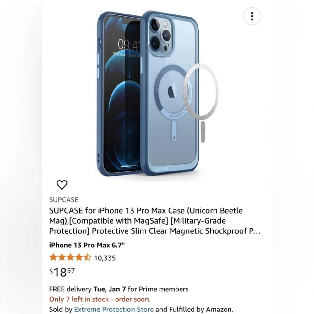 SUPCASE for iPhone 13 Pro Max Case (Unicorn Beetle Mag)